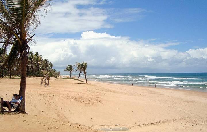 살바도르 Suspiro Da Bahia Pe Na Areia 빌라 외부 사진